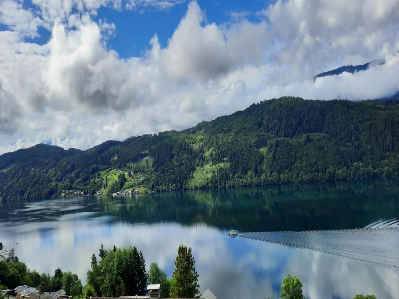 Haus Kraller-Urlaub Mit Seeblick Apartment Millstatt Luaran gambar